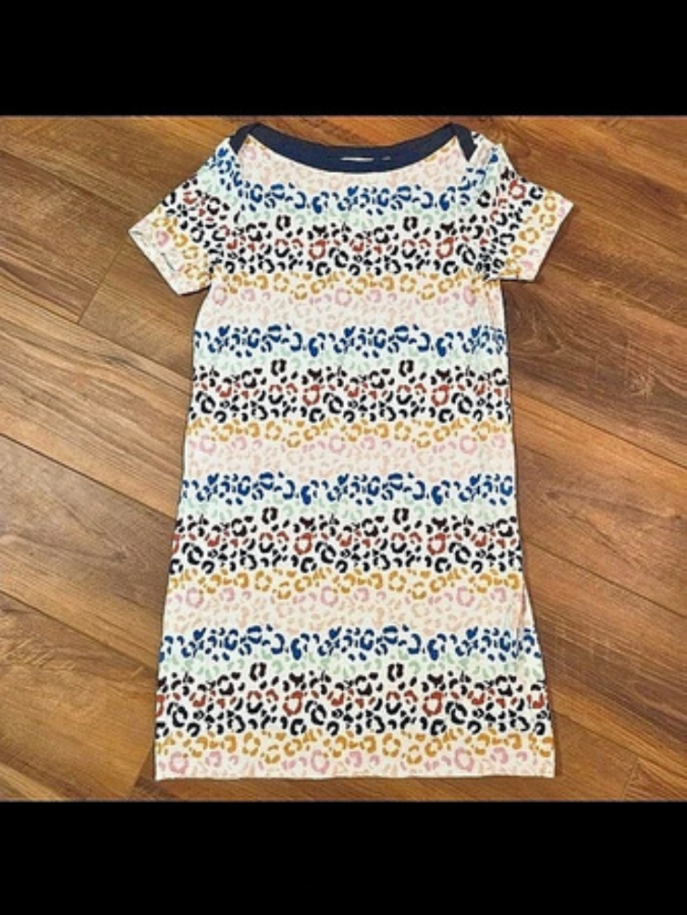 Boden Georgia Jersey T-shirt Dress Animal Print US 6